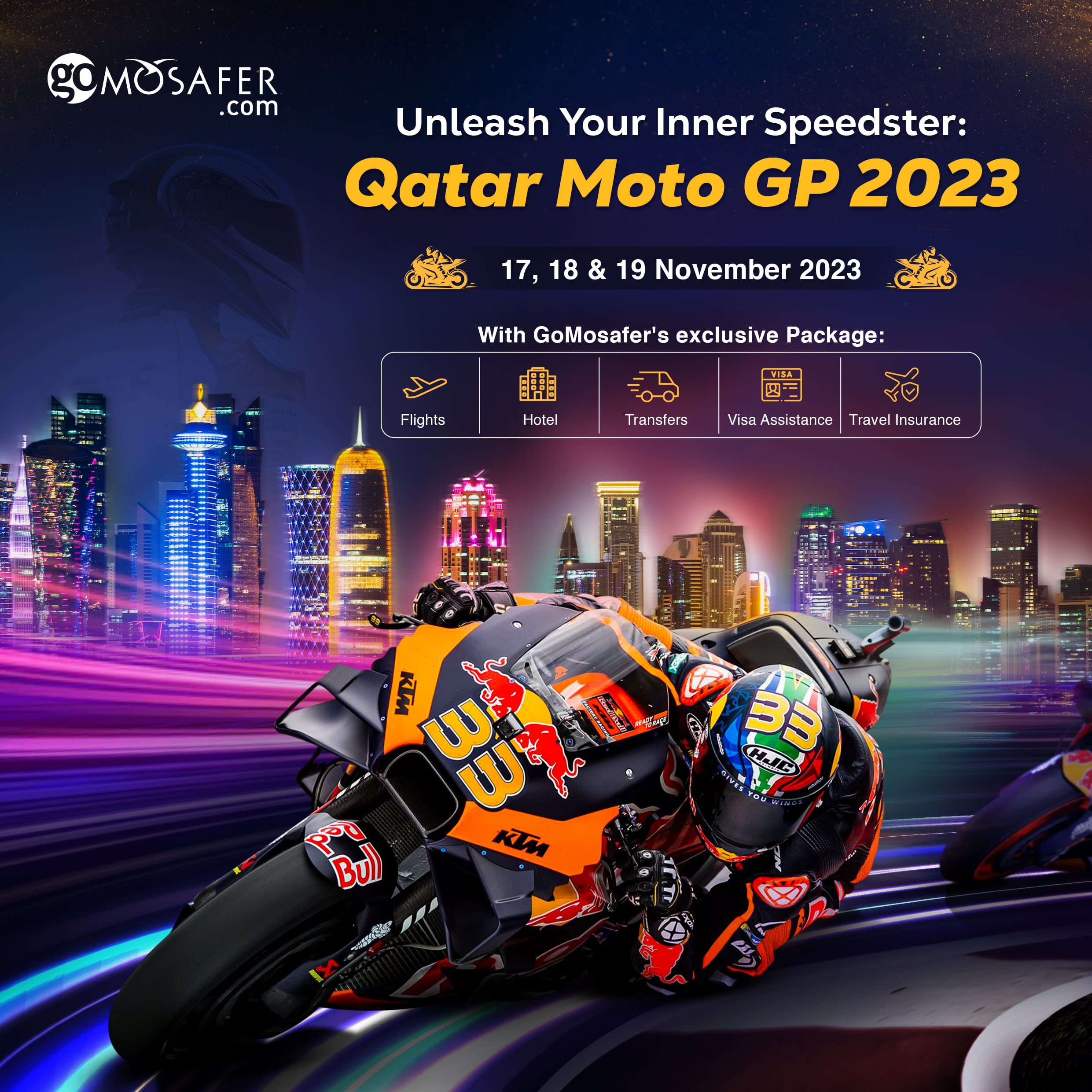 moto gp 2023 Qatar- Gomosafer
