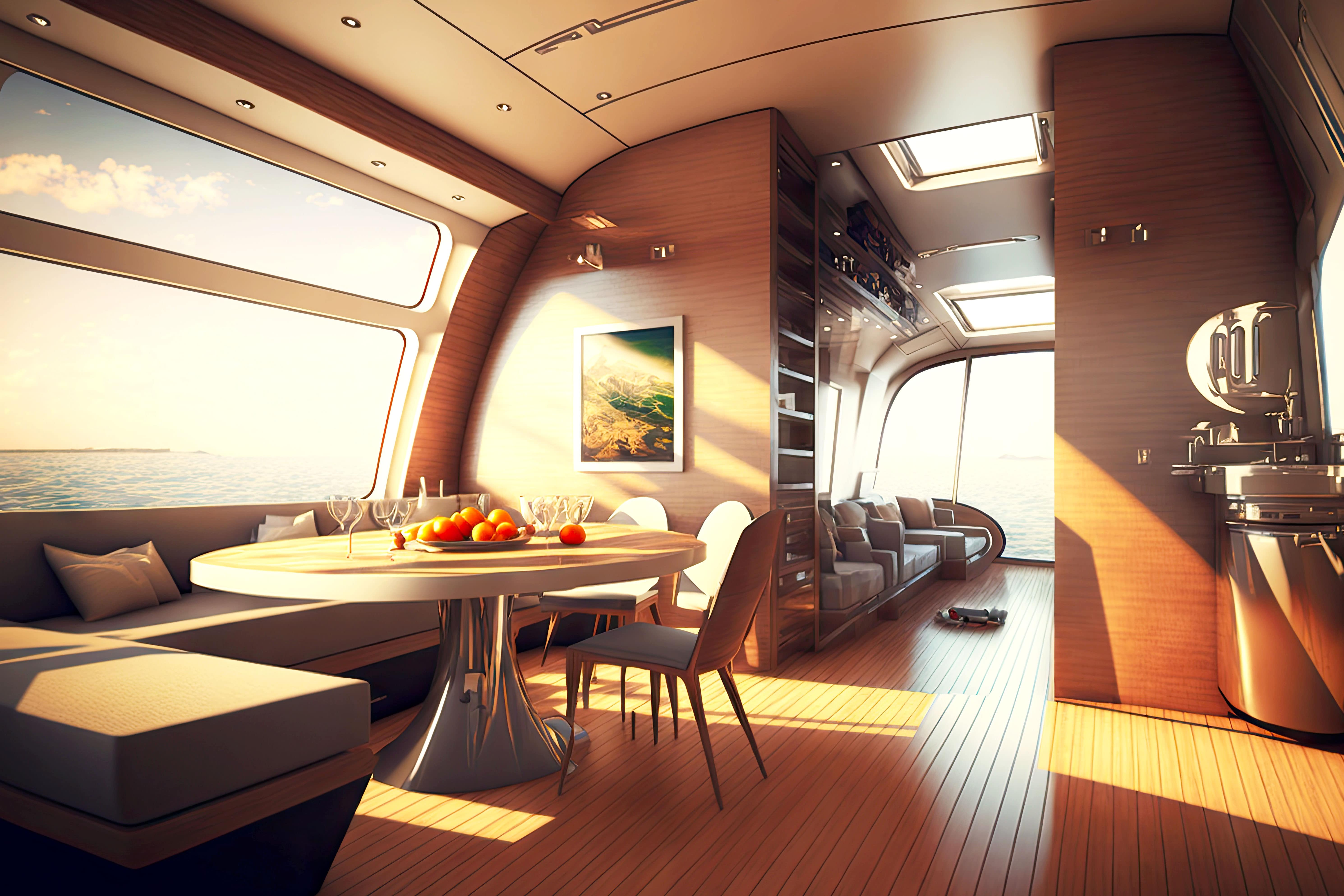 luxury cruise ship interior